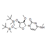 1-[(2R,3R,4R,5R)-4-[(tert-Butyldimethylsilyl)oxy]-5-[[(tert-butyldimethylsilyl)oxy]methyl]-3-methoxytetrahydrofuran-2-yl]-4-(methylamino)pyrimidin-2(1H)-one