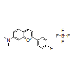 7-(Dimethylamino)-2-(4-fluorophenyl)-4-methylchromenylium Tetrafluoroborate