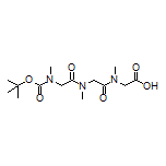 2-[2-[2-[Boc-(methyl)amino]-N-methylacetamido]-N-methylacetamido]acetic Acid