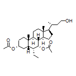 (3R,5S,6R,7R,8S,9S,10S,13R,14S,17R)-6-Ethyl-17-[(R)-4-hydroxy-2-butyl]-10,13-dimethylhexadecahydro-1H-cyclopenta[a]phenanthrene-3,7-diyl Diacetate