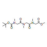Methyl N-[N-(N-Boc-N-methylglycyl)-N-methylglycyl]-N-methylglycinate