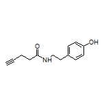 N-(4-Hydroxyphenethyl)pent-4-ynamide