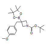 1-Boc-3-(4-methoxybenzyl)azetidine-3-boronic Acid Pinacol Ester