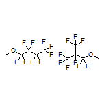 1,1,1,2,2,3,3,4,4-Nonafluoro-4-methoxybutane compound with 2-[Difluoro(methoxy)methyl]-1,1,1,2,3,3,3-heptafluoropropane