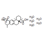 Sodium (4bS,8R,8aR)-8-Carboxy-2-isopropyl-4b,8-dimethyl-4b,5,6,7,8,8a,9,10-octahydrophenanthrene-3-sulfonate Pentahydrate