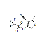 4-Cyano-5-methyl-2,5-dihydrofuran-3-yl Trifluoromethanesulfonate