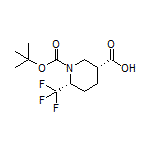 (3R,6R)-1-Boc-6-(trifluoromethyl)piperidine-3-carboxylic Acid