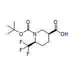 (3S,6S)-1-Boc-6-(trifluoromethyl)piperidine-3-carboxylic Acid