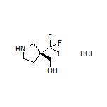 (R)-[3-(Trifluoromethyl)pyrrolidin-3-yl]methanol Hydrochloride