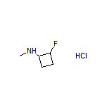 2-Fluoro-N-methylcyclobutanamine Hydrochloride