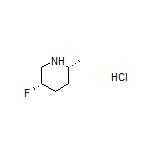 (2R,5S)-5-Fluoro-2-methylpiperidine Hydrochloride