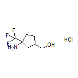 [3-Amino-3-(trifluoromethyl)cyclopentyl]methanol Hydrochloride