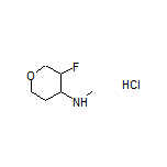 3-Fluoro-N-methyltetrahydro-2H-pyran-4-amine Hydrochloride