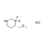 (S)-3,3-Difluoro-4-(methoxymethyl)piperidine Hydrochloride