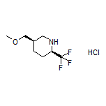 (2R,5R)-5-(Methoxymethyl)-2-(trifluoromethyl)piperidine Hydrochloride