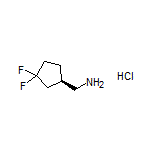 (R)-(3,3-Difluorocyclopentyl)methanamine Hydrochloride