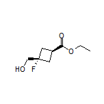 Ethyl trans-3-Fluoro-3-(hydroxymethyl)cyclobutanecarboxylate