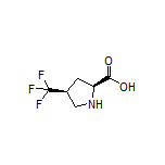 (2S,4S)-4-(Trifluoromethyl)pyrrolidine-2-carboxylic Acid