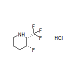 (2S,3R)-3-Fluoro-2-(trifluoromethyl)piperidine Hydrochloride