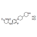 3-[[4-([4,4’-Bipiperidin]-1-yl)-3-fluorophenyl]amino]piperidine-2,6-dione Dihydrochloride