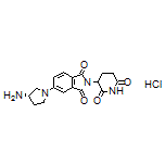 5-[(S)-3-Amino-1-pyrrolidinyl]-2-(2,6-dioxo-3-piperidyl)isoindoline-1,3-dione Hydrochloride