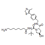 (2S,4R)-1-[(S)-2-(8-Aminooctanamido)-3,3-dimethylbutanoyl]-4-hydroxy-N-[4-(4-methyl-5-thiazolyl)benzyl]pyrrolidine-2-carboxamide