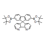Spiro[cyclopenta[1,2-b:5,4-b’]dipyridine-5,9’-fluorene]-2’,7’-diyldiboronic Acid Bis(pinacol) Ester