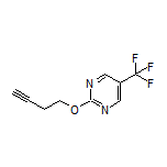 2-(But-3-yn-1-yloxy)-5-(trifluoromethyl)pyrimidine