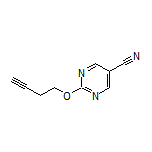 2-(But-3-yn-1-yloxy)pyrimidine-5-carbonitrile