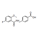 4-[(5-Fluoro-2-methoxybenzamido)methyl]benzoic Acid