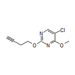 2-(But-3-yn-1-yloxy)-5-chloro-4-methoxypyrimidine