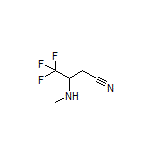 4,4,4-Trifluoro-3-(methylamino)butanenitrile