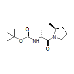 (R)-2-(Boc-amino)-1-[(S)-2-methylpyrrolidin-1-yl]propan-1-one