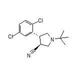 (3S,4R)-1-(tert-Butyl)-4-(2,5-dichlorophenyl)pyrrolidine-3-carbonitrile
