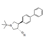 (3S,4R)-4-(4-Biphenylyl)-1-(tert-butyl)pyrrolidine-3-carbonitrile