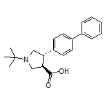 (3R,4S)-4-(4-Biphenylyl)-1-(tert-butyl)pyrrolidine-3-carboxylic Acid