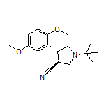 (3S,4R)-1-(tert-Butyl)-4-(2,5-dimethoxyphenyl)pyrrolidine-3-carbonitrile