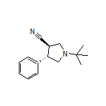 (3R,4S)-1-(tert-Butyl)-4-phenylpyrrolidine-3-carbonitrile