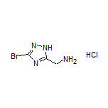 (3-Bromo-1H-1,2,4-triazol-5-yl)methanamine Hydrochloride
