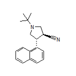 (3S,4R)-1-(tert-Butyl)-4-(1-naphthyl)pyrrolidine-3-carbonitrile