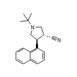 (3R,4S)-1-(tert-Butyl)-4-(1-naphthyl)pyrrolidine-3-carbonitrile