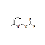 2-[(Difluoromethyl)thio]-6-methylpyridine