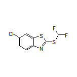 6-Chloro-2-[(difluoromethyl)thio]benzo[d]thiazole