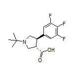 (3S,4R)-1-(tert-Butyl)-4-(3,4,5-trifluorophenyl)pyrrolidine-3-carboxylic Acid