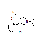 (3S,4R)-1-(tert-Butyl)-4-(2,6-dichlorophenyl)pyrrolidine-3-carbonitrile