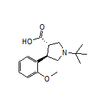 (3S,4R)-1-(tert-Butyl)-4-(2-methoxyphenyl)pyrrolidine-3-carboxylic Acid