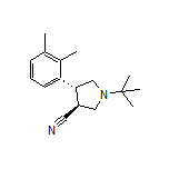 (3S,4R)-1-(tert-Butyl)-4-(2,3-dimethylphenyl)pyrrolidine-3-carbonitrile