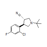 (3S,4R)-1-(tert-Butyl)-4-(2-chloro-4-fluorophenyl)pyrrolidine-3-carbonitrile
