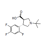 (3R,4S)-1-(tert-Butyl)-4-(2,4,5-trifluorophenyl)pyrrolidine-3-carboxylic Acid