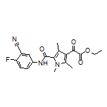 Ethyl 2-[5-[(3-Cyano-4-fluorophenyl)carbamoyl]-1,2,4-trimethyl-1H-pyrrol-3-yl]-2-oxoacetate